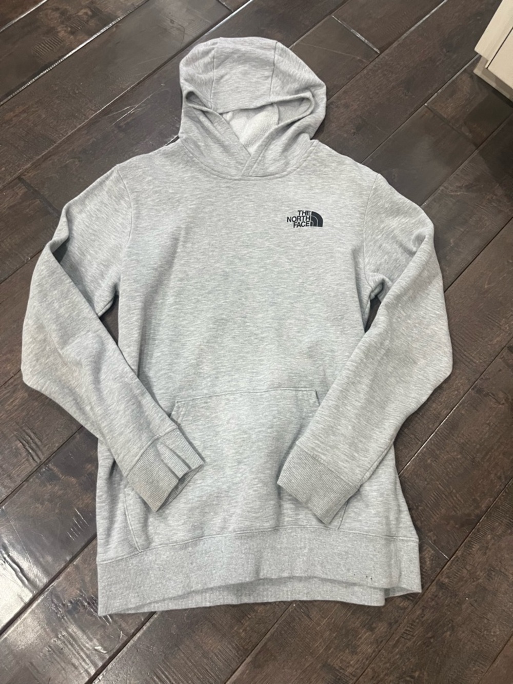 The North Face Boys Heather Gray Pullover Hoodie